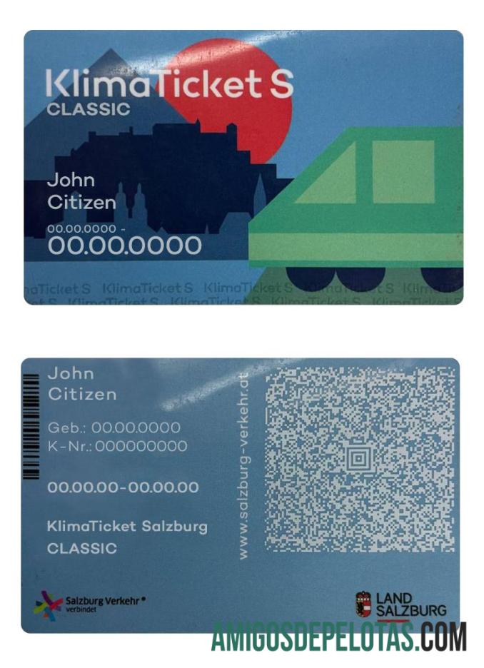 Bilhete Climático Áustria S amostra